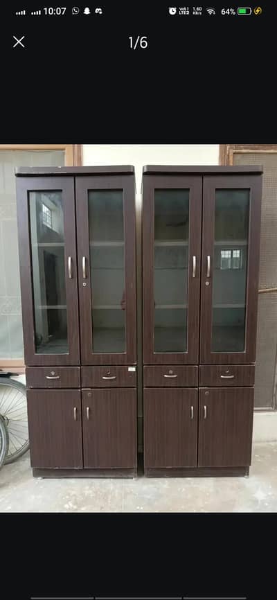 2 cabinets good condition for sale