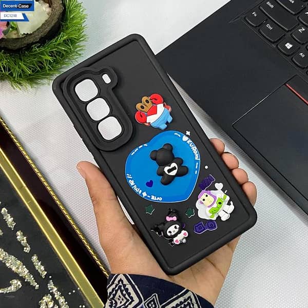 Infinix Hot 50 Pro Plus Case Featuring a 3D Butterfly Design for Girls