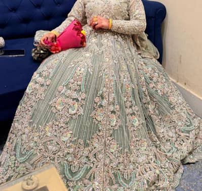 walima maxi /designer dress / wedding wear Branded Dress / libase khas