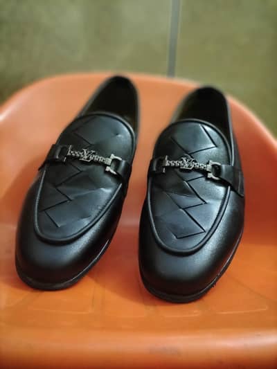 leather loafers