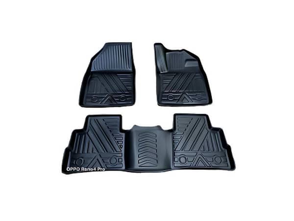 Kia Sportage TPE Rubber Floor Mats – Tray Type Imported Premium Quality | 3 Pcs Waterproof & Washable Set