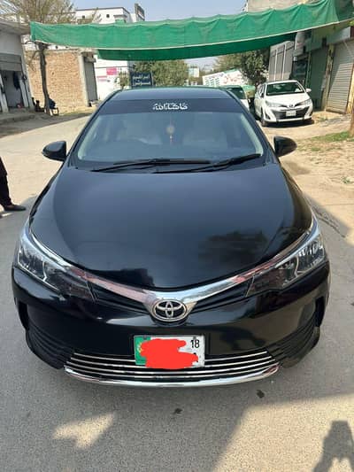Toyota Corolla XLI 2018 – Black, Excellent Condition