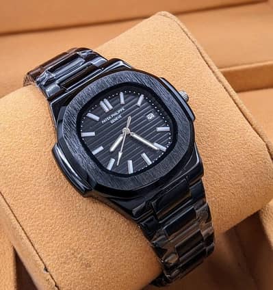 Men’s Stainless Steel Watch ⌚ Stylish & Durable | Water Resistant | P