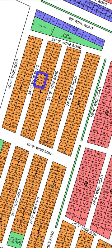 L-1962, 80 Sq Yard, Gold Block