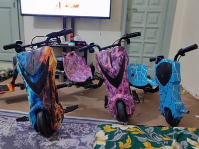 electric drfiting scooty for kids