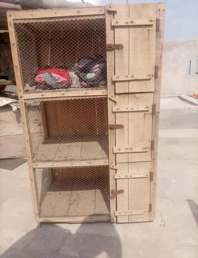 hight 4 foot chuedai 2.5 three partition cage