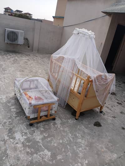 kids bed + jhola
