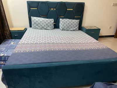 Bed with Side Tables – Good Condition