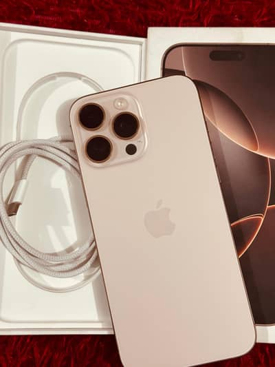 16 pro max 256 Gb desert