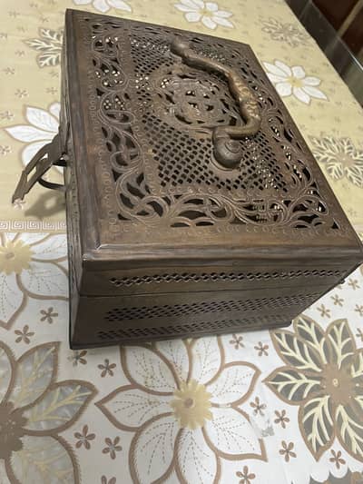Antique Metal jewellary box