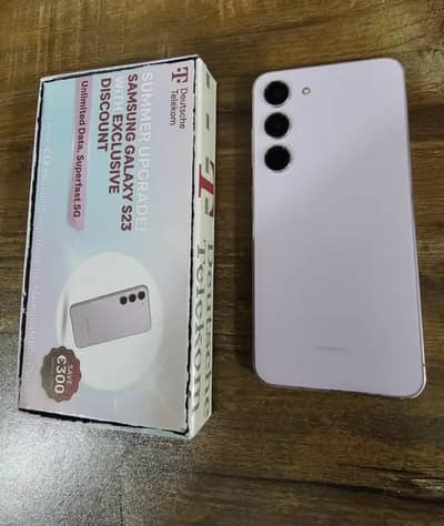 Samsung S23 8gb 256gb dual sim approved  with box