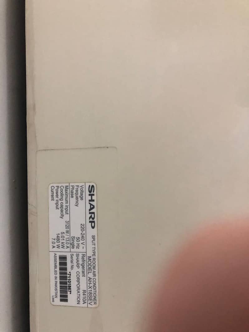 Sharp split AC 1