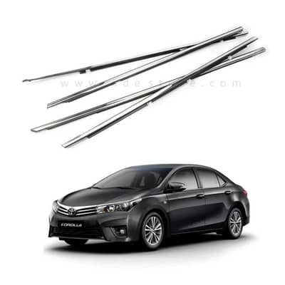 Toyota corolla 2014-2026 Grande Genuine Door strip with chrome