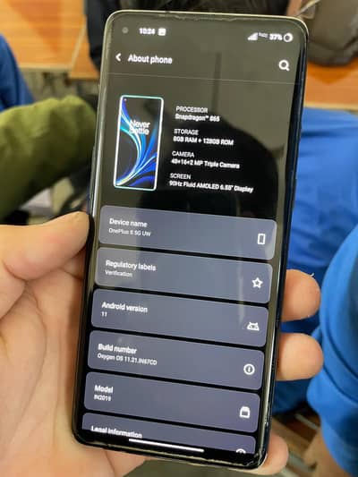 OnePlus 8 uw 5g PUBG 90FPS Water pack