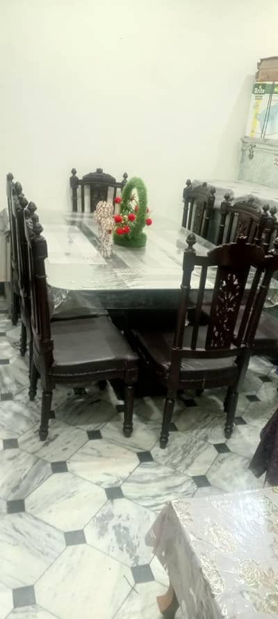 pure Tali wood dining table 8 seater for sale