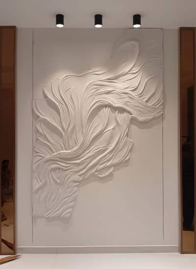 Modern Feature Wall Decor (9ft × 6.4ft)