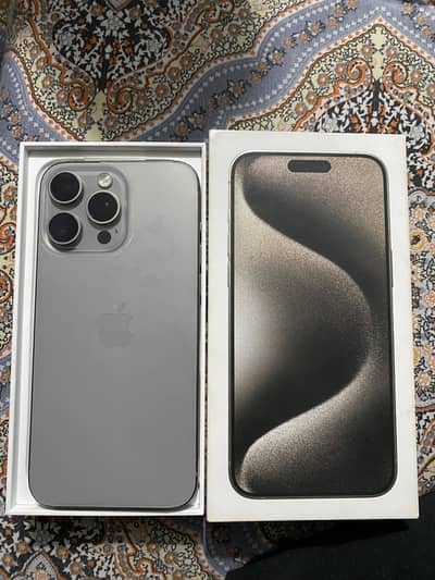 Iphone 15 pro max 256GB Factory Unlock Non PTA