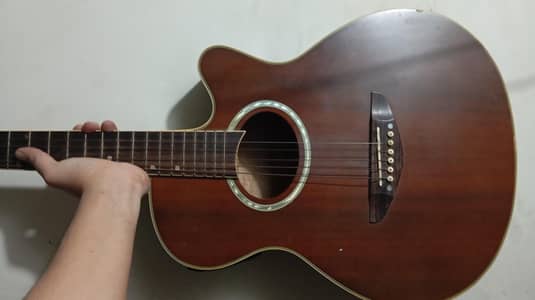 tagima vintage acoustic+ Electric guitar with hard case for sale