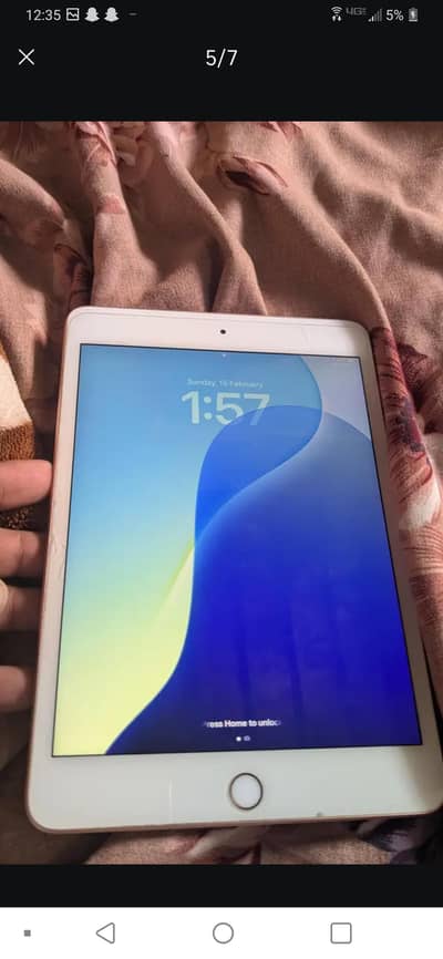 I PAD MINI 5 256GB GOLD COLOR 10%10