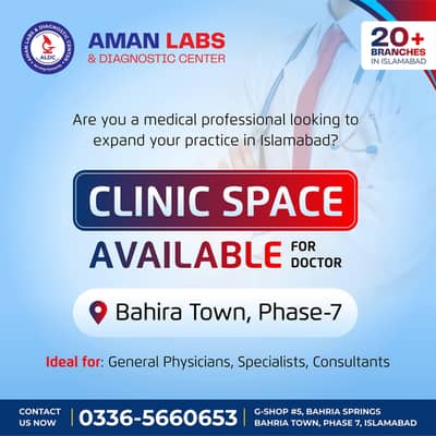 Clinic Space Available in PWD