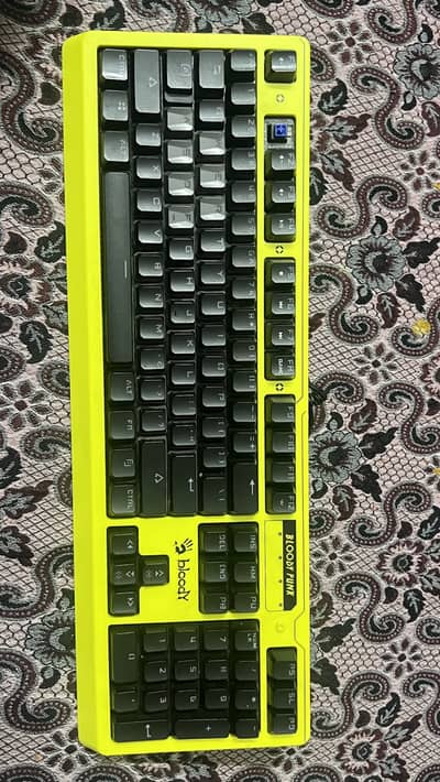 Bloody B810rc RGB Mechanical Gaming Keyboard (Punk Yellow)