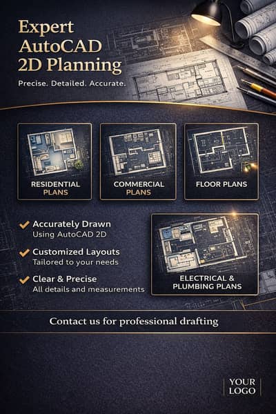 Expert AutoCAD 2D Drafting Services