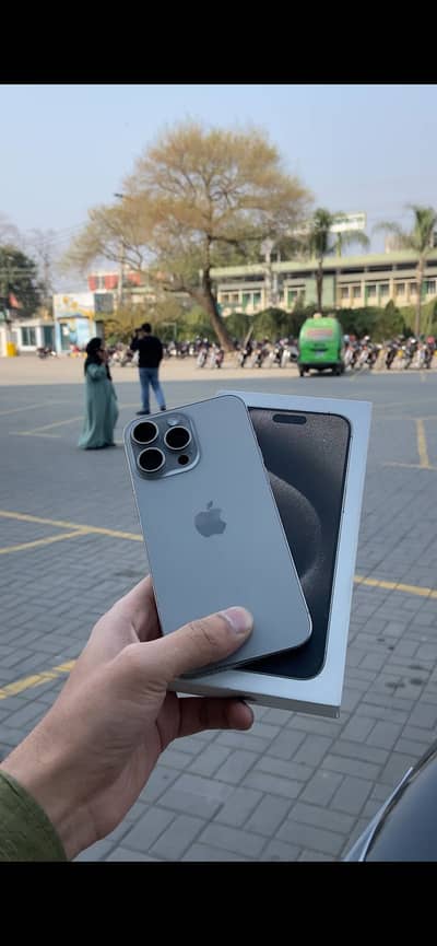 Iphone 15 pro max pta approved physical + physical