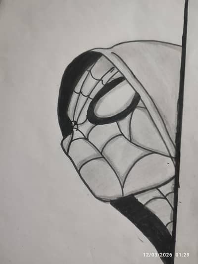 Spider-Man's sketch