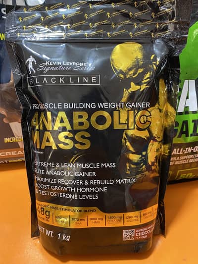 All types of weight gainers and protein powders are available