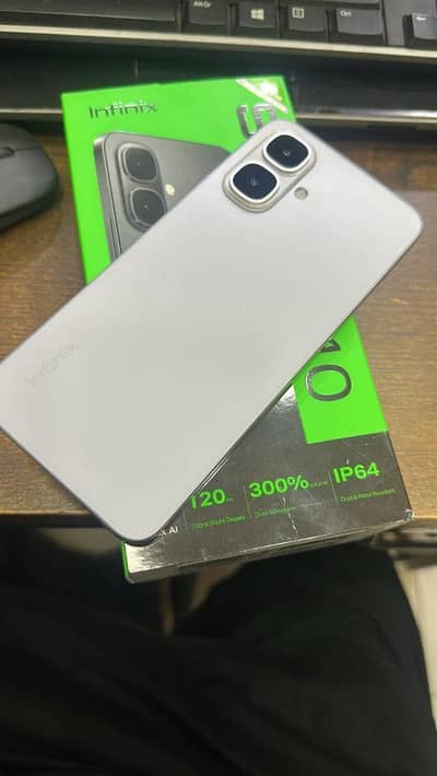 Infinix smart 10 pta official approved all ok 4/64gb with box cable. .