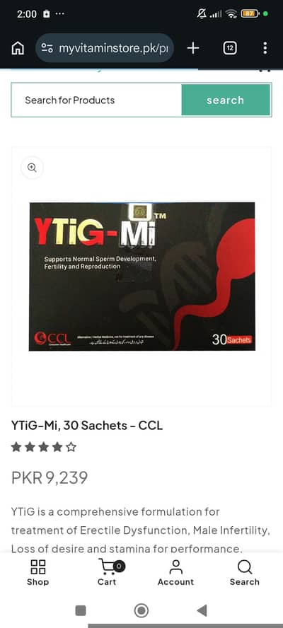 Fertility+ men's health tablets sachets and tablets