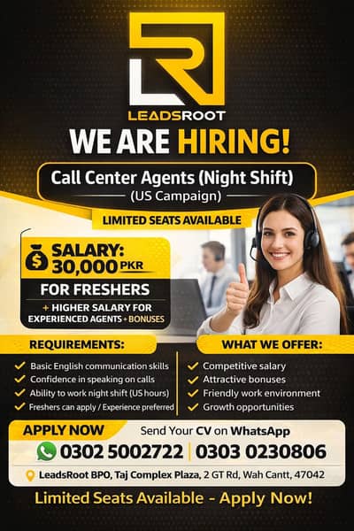 Hiring/Call Centre Representative
