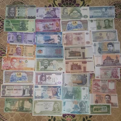 Currency Notes of Different Countries