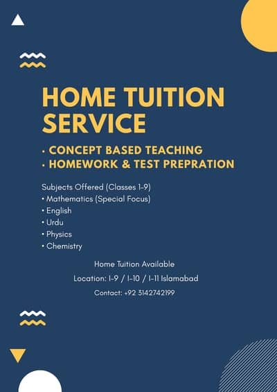 Home Tuition Services Avabilable