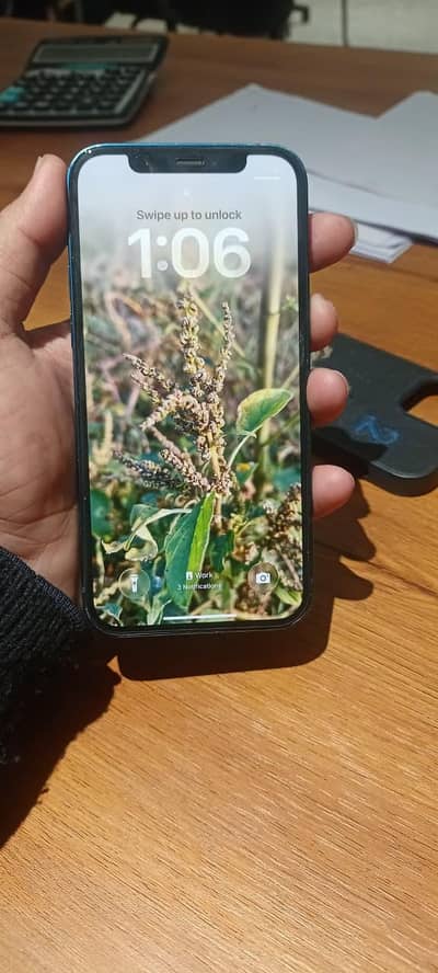 I phone 12  Factory unlock waterpack bh 77