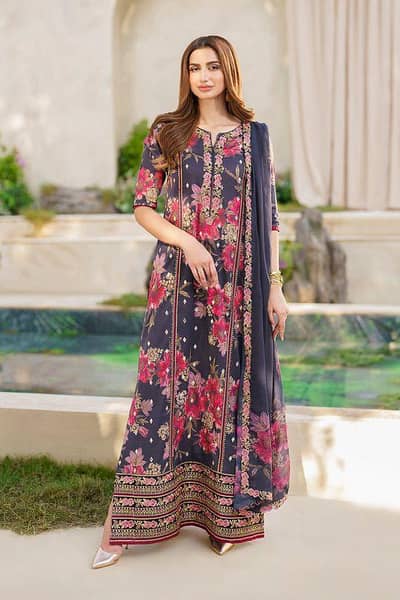 lawn unstitched suit | 3 piece dress | summer collection
