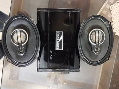Rock Mars Amplifier + Kenwood Car Speakers for Sale