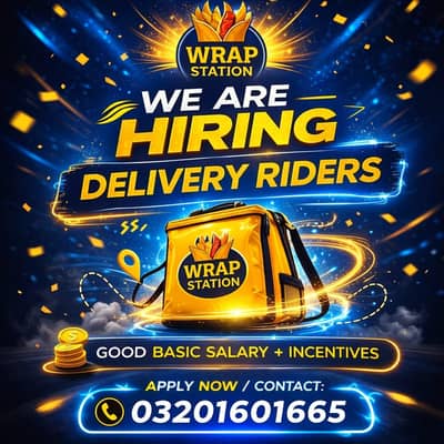 Delivery Riders Required – Earn Up to 50,000 PKR