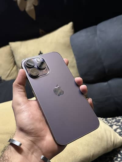 Iphone 14 pro max with BoX JV 256GB 10/9 condition 100% original