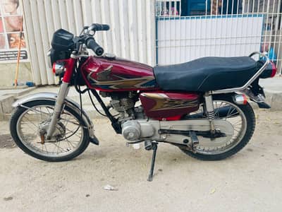 Honda CG 125 Karachi  number