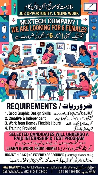 Nextech Females required