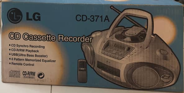 LG CD Cassette Recorder