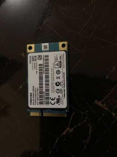 Toshiba 256 gb M. 2 SATA SSD  for sale 100% health slightly negotiable