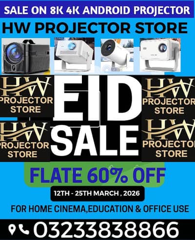 FULL HD 4K 8K ANDROID ORIGINAL MULIYMEDIA PROJECTOR CINEMA