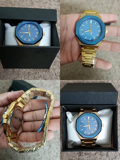 Luxury stainless steel chronograph watch by Paul Rich  Box pack