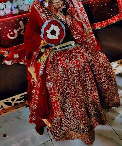 new bridal dress/red color