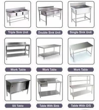 Fryer, Hot plate, SsTable, Exhaust Hood, ducting, Bain Marie