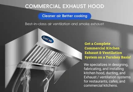Hood Ducting, Fryer, Hotplate,  Ss Table,  Chimney,  Piizza oven