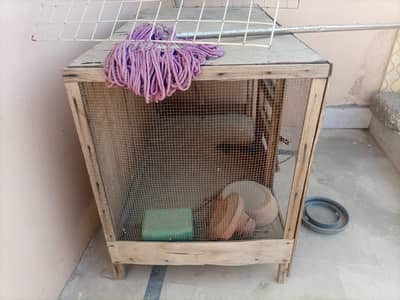 HEN CAGE PINJRA WOODEN FOR 3 OR 4 PAIRS