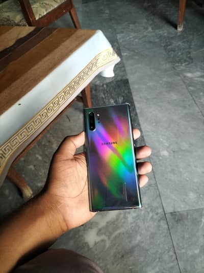 Samsung note 10 plus 12/256 Displayfinger single sim working